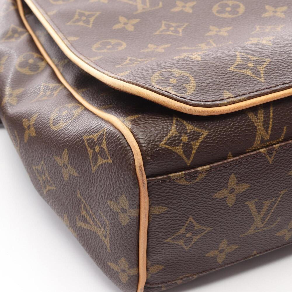 LOUIS VUITTON Authentic Brown Monogram Leather Shoulder Bag - Picture 11 of 15